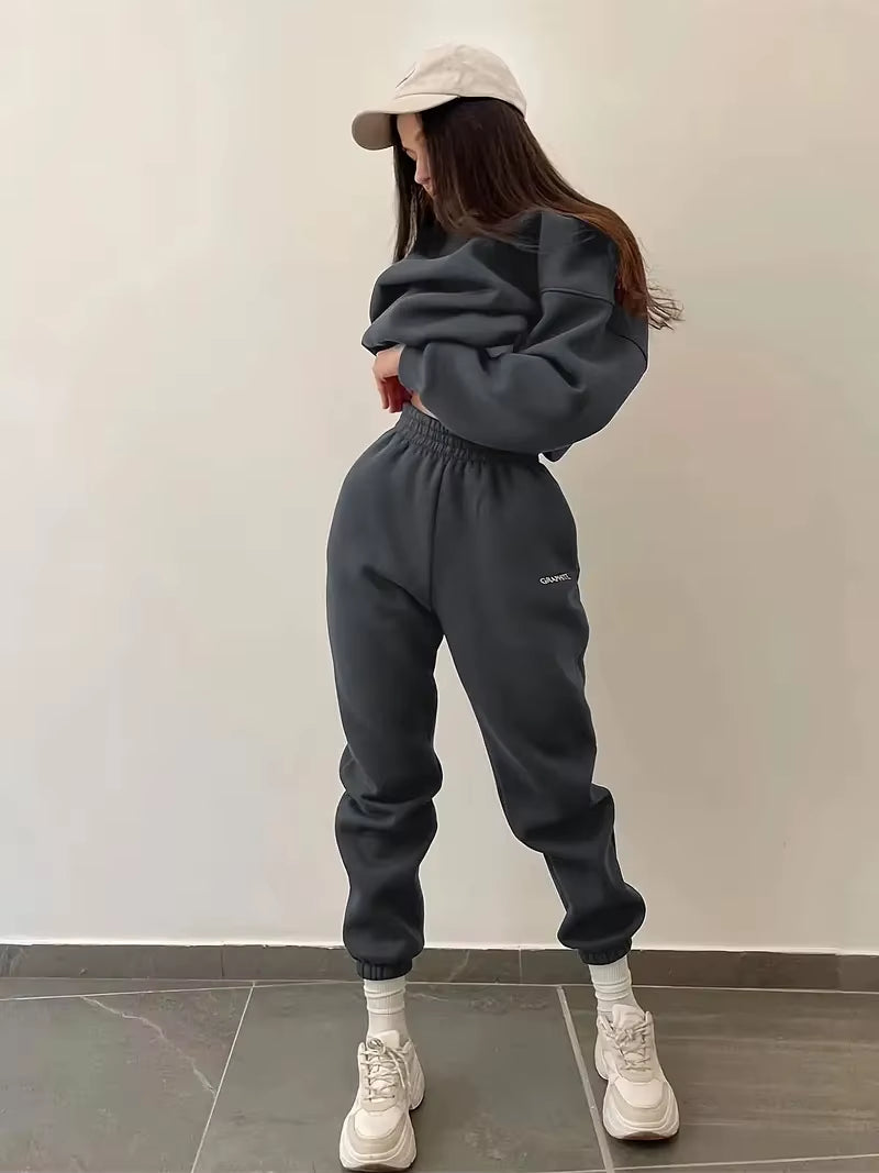 Hoodies and Pants Hoodies Set Clothes Women Two Pieces Sweatshirts Trousers Sets Sets for Women 2 Pieces Woman Clothing