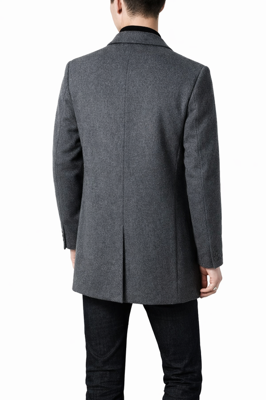 Adora Milano Cappotto Uomo Quattro Stagioni Revers Giacca di Lana