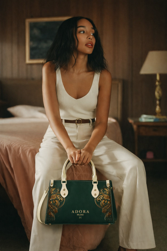 Borsa tote Adora Milano Serie 0111 - Tracolla lunga