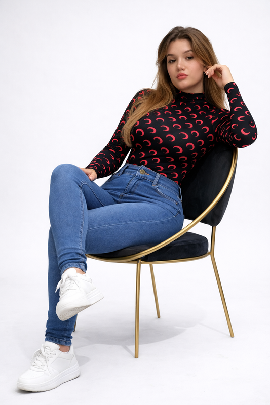 Adora Milano Jeans Slim a Vita Alta