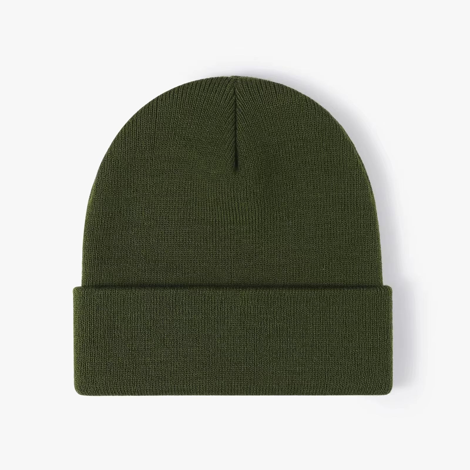 Customized Printed Logo Winter Knitted Keep Warm Cold Cap Unisex Solid Color Hip Hop Crochet Skull Beanie Hats