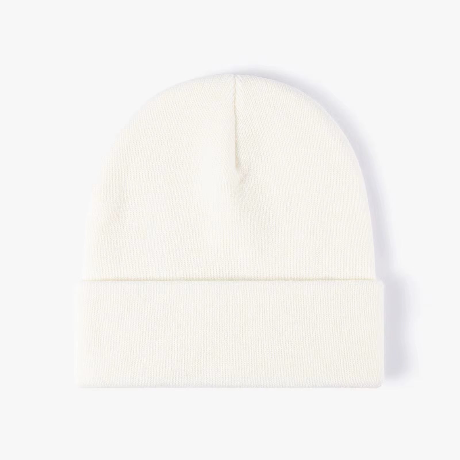 Customized Printed Logo Winter Knitted Keep Warm Cold Cap Unisex Solid Color Hip Hop Crochet Skull Beanie Hats