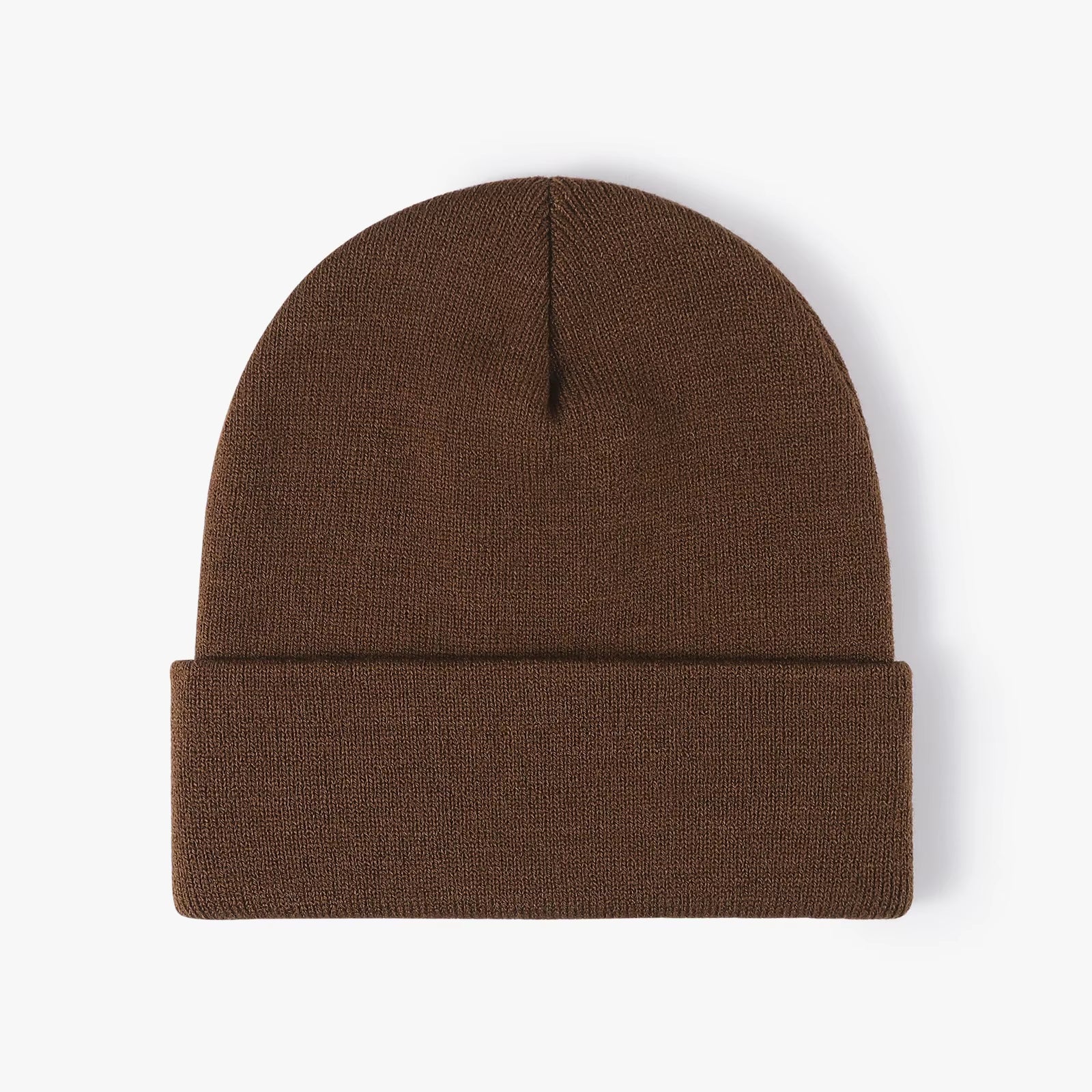 Customized Printed Logo Winter Knitted Keep Warm Cold Cap Unisex Solid Color Hip Hop Crochet Skull Beanie Hats