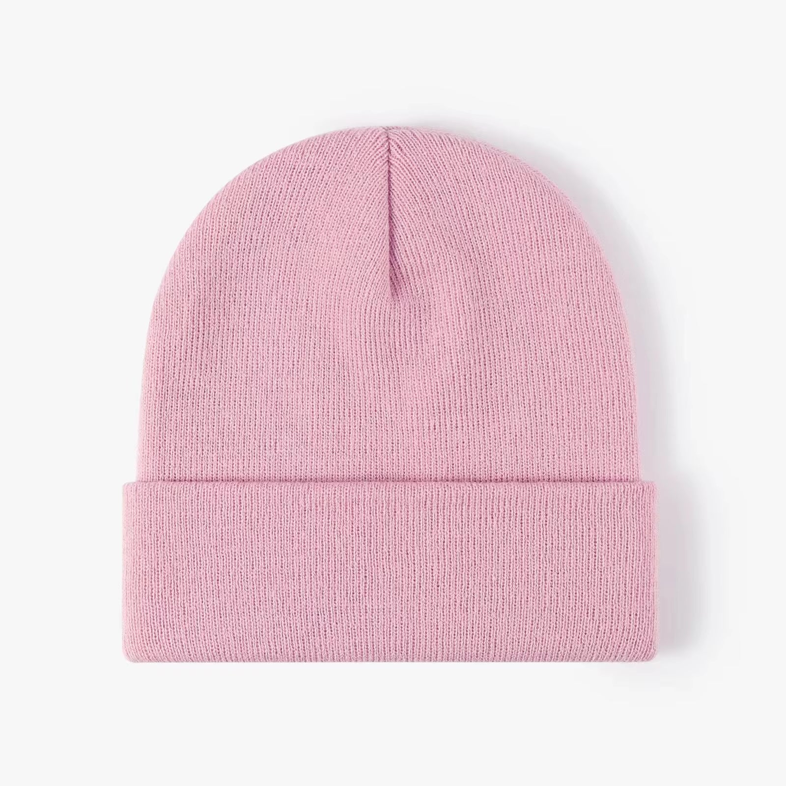 Customized Printed Logo Winter Knitted Keep Warm Cold Cap Unisex Solid Color Hip Hop Crochet Skull Beanie Hats