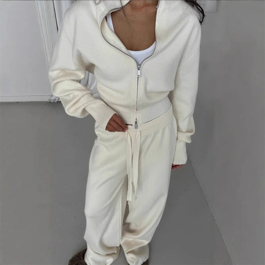 Cardigan da donna alla moda, a gamba larga, vestibilità slim, taglio corto