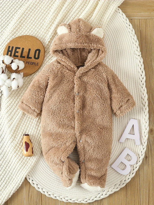 Adora Milano Newborn Baby Boys Girls Clothing  Pajamas Hooded Jumpsuits 0-1Y