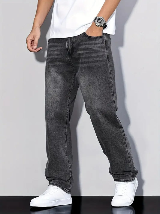 Adora Milano Jeans Classici da Uomo a Gamba Dritta - 65% Cotone Pesante
