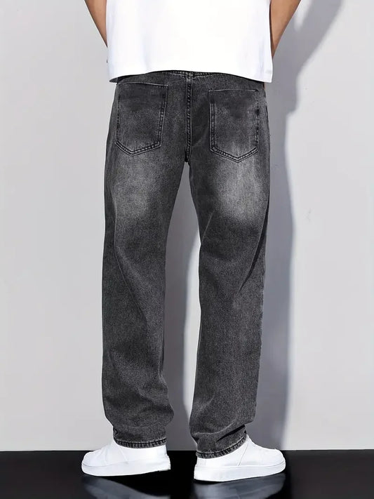 Adora Milano Jeans Classici da Uomo a Gamba Dritta - 65% Cotone Pesante