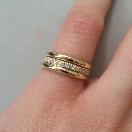 Adora Milano Fashion Ehering für Damen Schmuckaccessoires