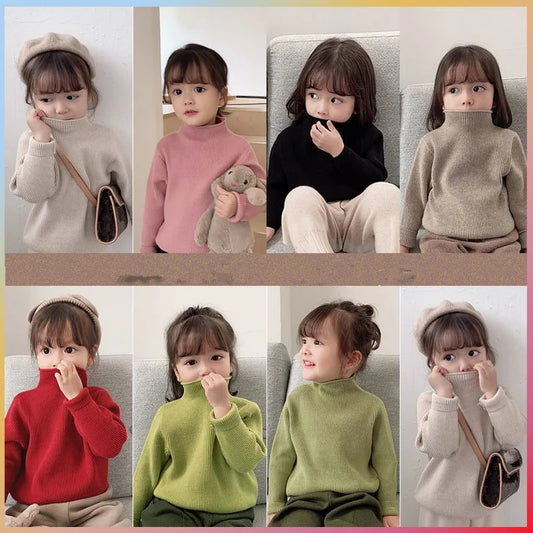 Adora Milano Maglione Lavorato a Maglia per Neonate Abbigliamento Primavera Inverno Autunno