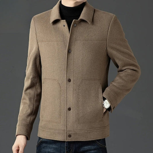 Adora Milano Giacca invernale in lana da uomo Cappotto casual classico