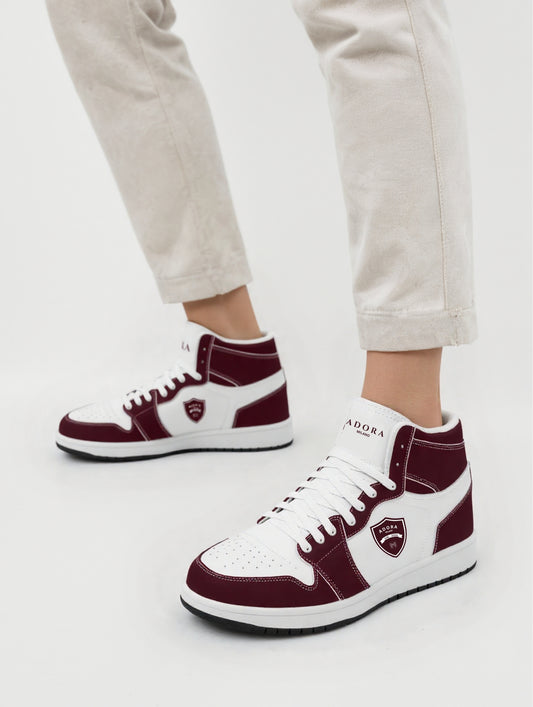 Adora Milano Serie 165 Premium PU-Leder High-Top-Sneakers-V2