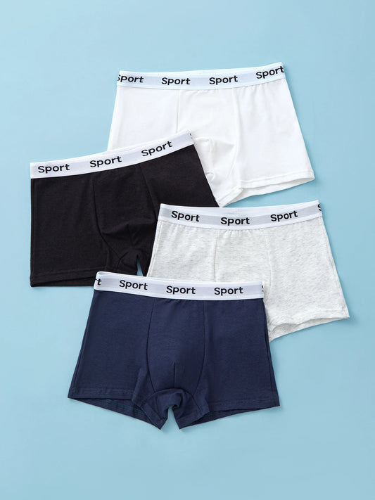 Adora Milano Boxer Bambino Cotone Tinta Unita Morbidi Traspiranti