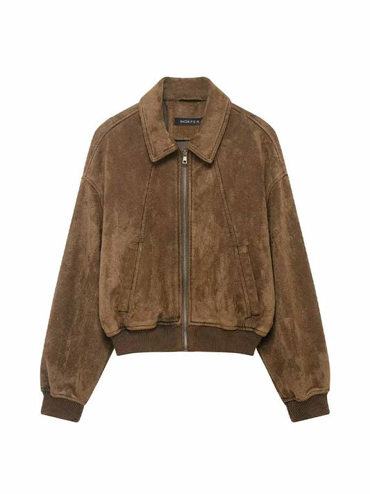Adora Milano Moda Donna Cappotto Versatile Casual Comodo Giacca da Strada