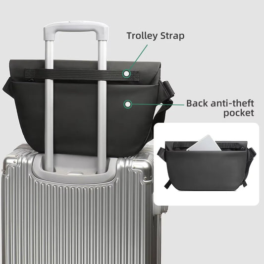 Adora Milano Borsa a Tracolla Multifunzionale Impermeabile Grande Capacità