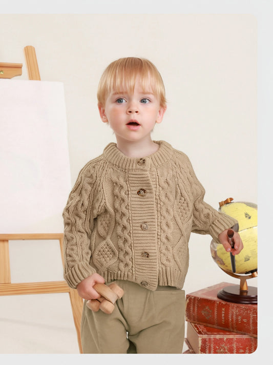 Adora Milano Maglione Abbigliamento Bambini Maglione Cardigan in maglia per Bambine e Bambini