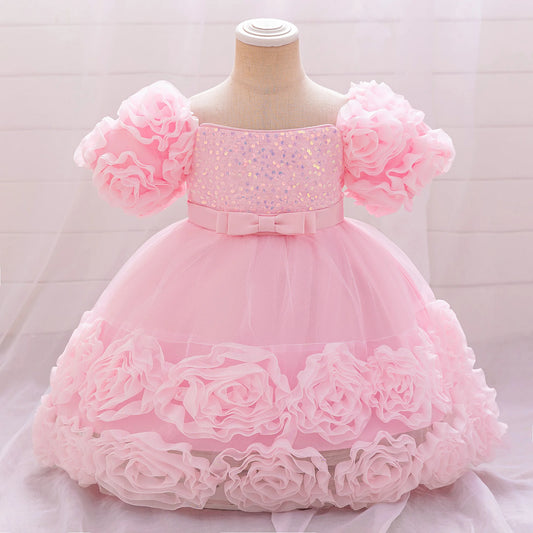 Adora Milano Abito Floreale per Bambini Bambine Costume Formale da Sera