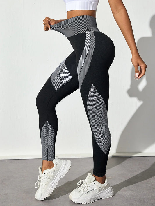 Adora Milano Leggings Yoga Senza Cuciture a Vita Alta