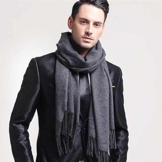 Adora Milano Schals Herren Kaschmir Weich Gestrickt Winter