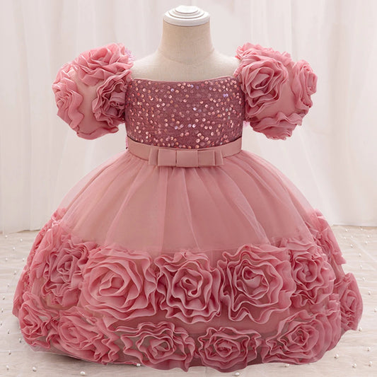 Adora Milano Abito Floreale per Bambini Bambine Costume Formale da Sera