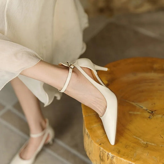 Adora Milano, talloni aperti, tacco alto, scarpe basse casual, in gomma