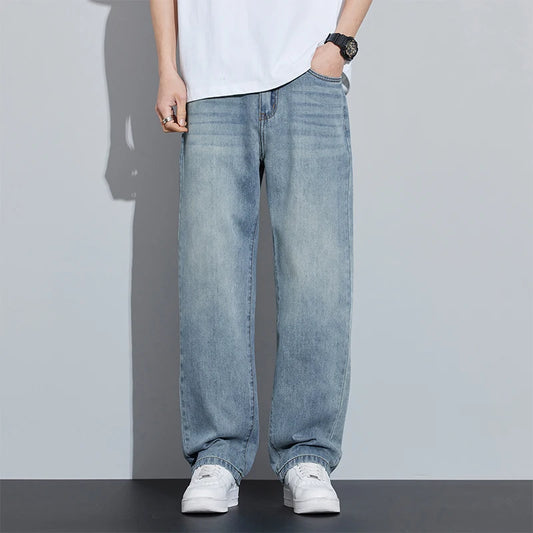 Adora Milano Jeans da uomo estivi sottili traspiranti