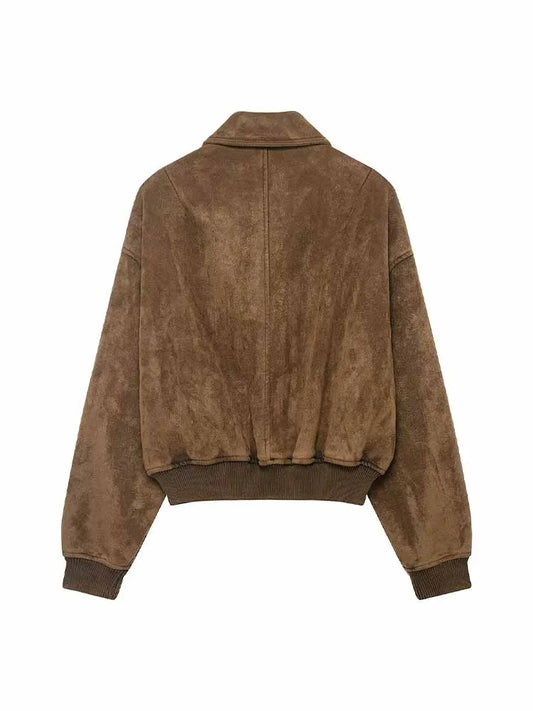Adora Milano Moda Donna Cappotto Versatile Casual Comodo Giacca da Strada