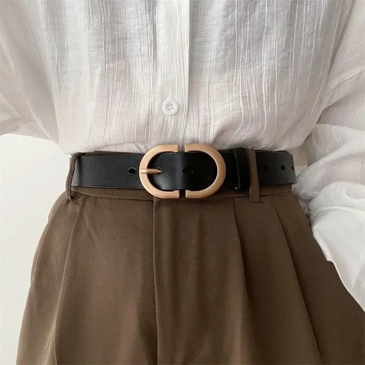 Adora Milano Pantaloni da donna Cintura da donna Cinture firmate da donna Moda Casual Nera da donna