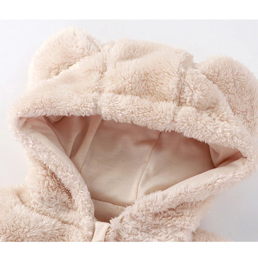 Adora Milano  Winter Newborn Baby Cartoon Bear Romper Unisex 0-12M