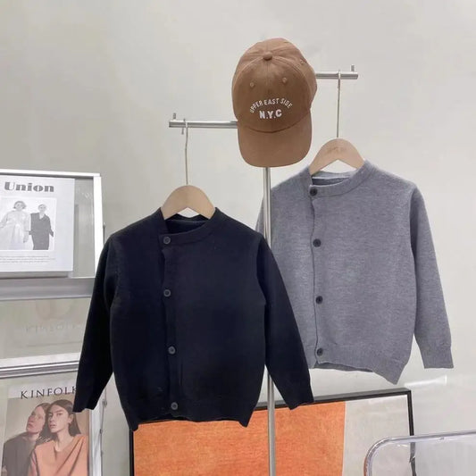 Adora Milano Maglione Lavorato a Maglia con Bottoni per Neonati/e
