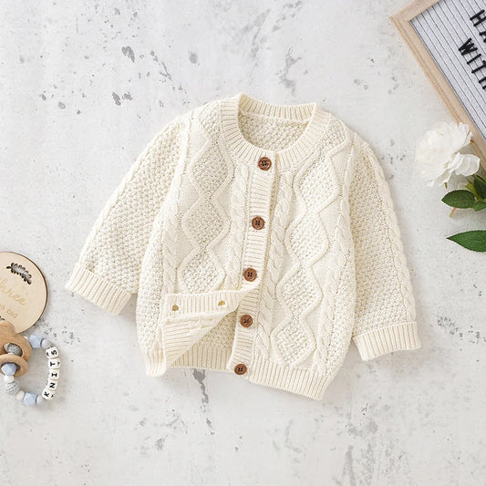 Adora Milano Maglione Neonato in Cotone a Maglia