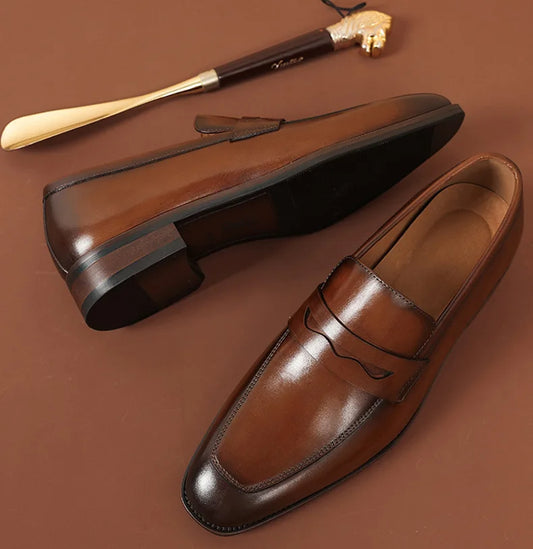 Scarpe Loafer Adora Milano da uomo in vera pelle