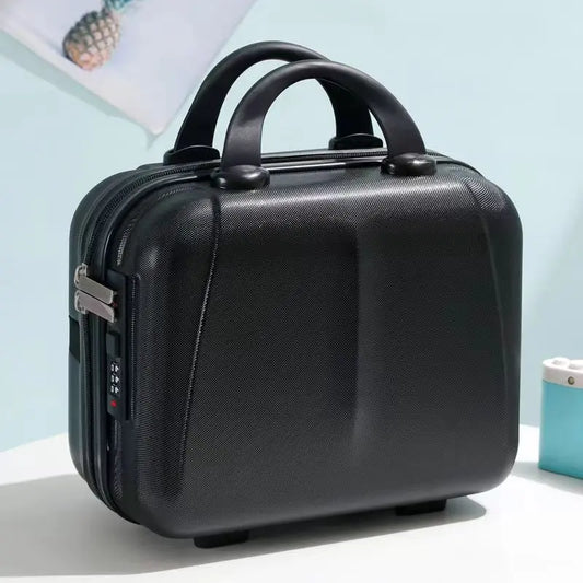 Adora Milano hard shell portable travel hand-held mini luggage storage cosmetic bag