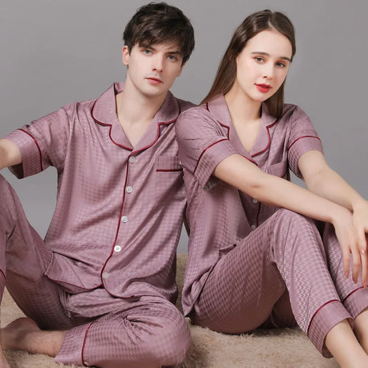 Pigiama da coppia Adora Milano, set pigiama corto estivo da donna
