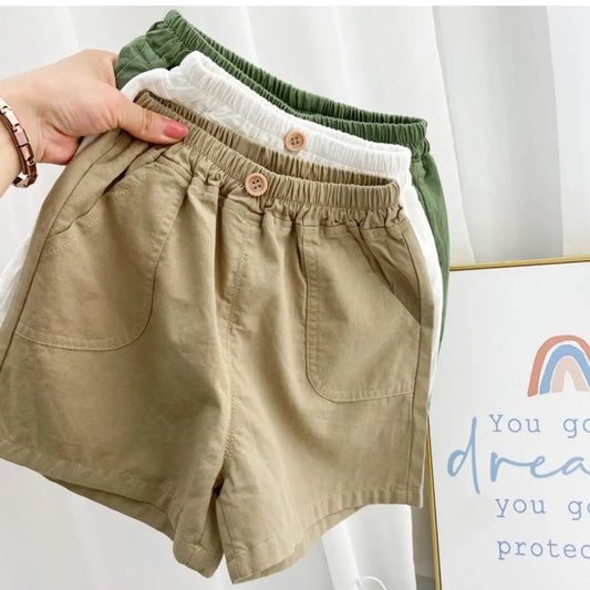 Adora Milano (1-7 anni) Pantaloncini Jeans Sottili Estivi in Cotone per Bambini