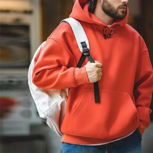 Felpa con Cappuccio Pesante Casual Adora Milano