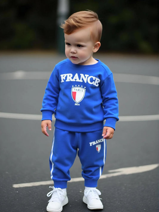 Adora Milano Completo neonato sportivo a maniche lunghe con top e pantaloni