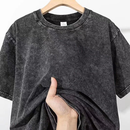 Adora Milano T-shirt estiva da uomo Top oversize a maniche corte