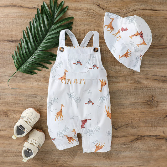 Adora Milano 2er-Pack Baby Jungen Sommer ärmelloser Strampler 1-3 Jahre Bodysuit