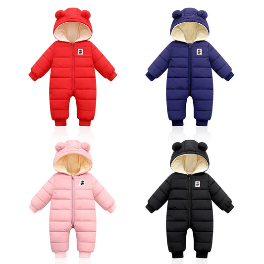 Adora Milano Tuta da Neonato per Bambini, Cappotto Invernale con Cappuccio e Cerniera per Neonate