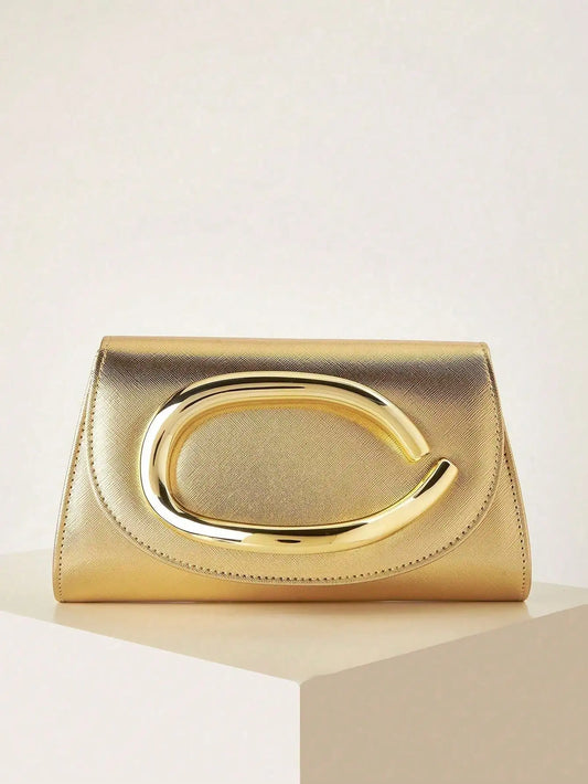 Adora Milano Glitter Damenhandtasche mit abnehmbarer Kette