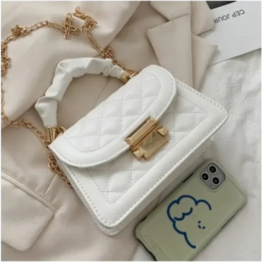 Adora Milano Borse a spalla da donna in pelle PU piccole borse a tracolla a catena da donna mini borsa da donna