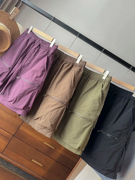Adora Milano Men's Casual Cargo Shorts Big  Waist  Sports Gym Work Shorts for Men