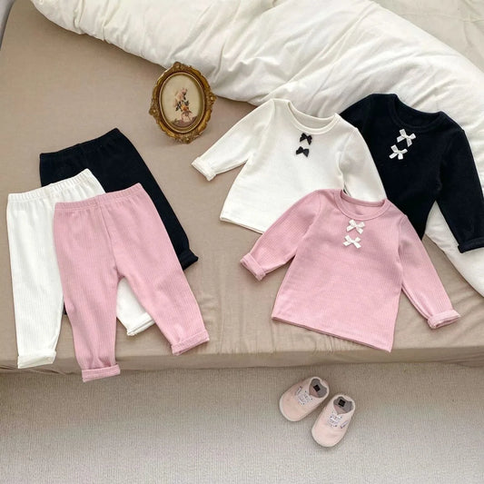 Adora Milano Kinderkleidung Herbst Winter Langarm-Oberteil +Hose