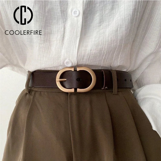Adora Milano Pantaloni da donna Cintura da donna Cinture firmate da donna Moda Casual Nera da donna