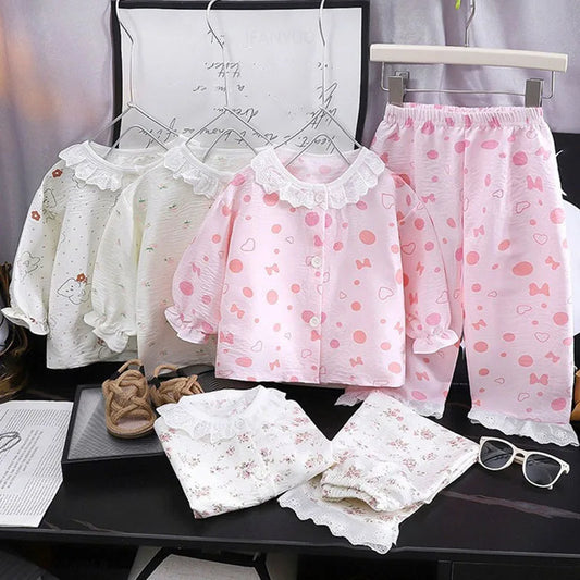 Adora Milano Set di Abbigliamento per Bambine, Nuovo Pigiama Largo e Sottile per Neonate