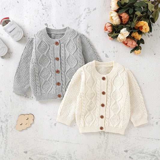 Adora Milano Maglione Neonato in Cotone a Maglia