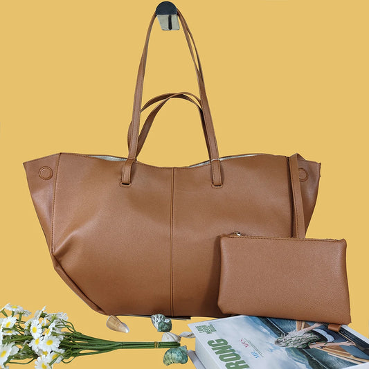 Borsa a tracolla da donna Adora Milano borsa a tracolla di grande capacità borsa a tracolla con piccolo portafoglio in omaggio