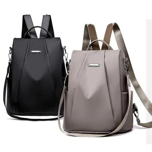 Adora Milano Damen Multifunktionsrucksack Legere Unifarbene Tasche Für Mädchen Mode
