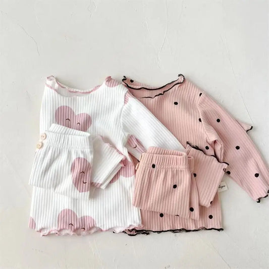Adora Milano Pigiama da notte in seta a maniche lunghe per bambina